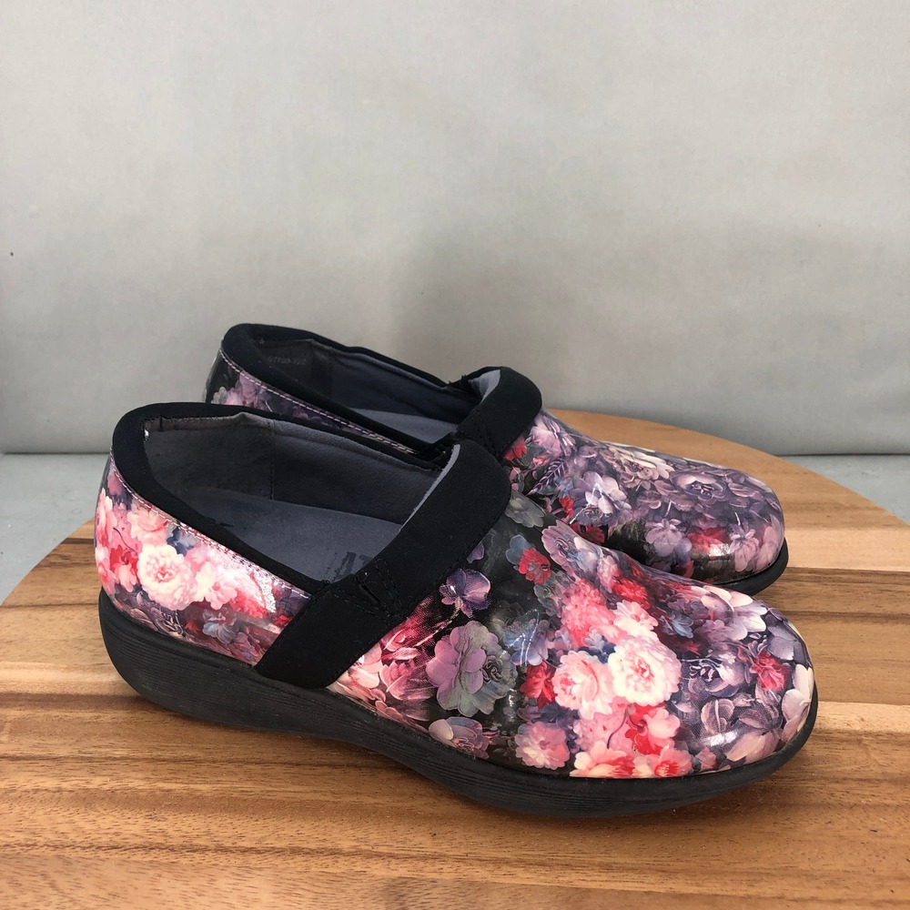 Soft Walk Grey's Anatomy Floral Comfort Clogs Slip On Clogs Womens 9 M Shoes
